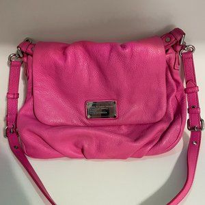 MARC JACOBS Early 2000s Vintage Pink Crossbody Bag Purse w Silver Hardware